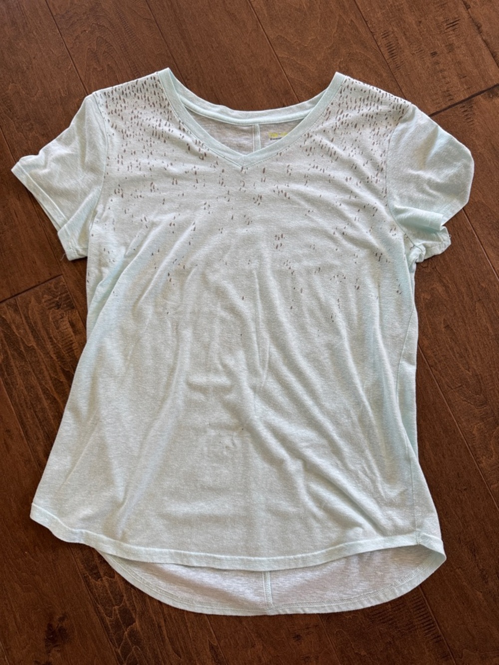 tek gear Mint V-Neck Short Sleeve Tee
